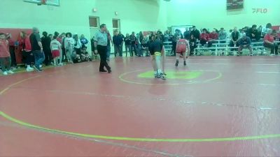 150 lbs Cons. Round 2 - Anderson Evans, Monroeville vs D.J Loveless, Cincinnati LaSalle