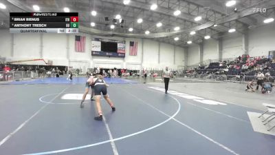 157 lbs Quarterfinal - Brian Bienus, Ithaca vs Anthony Tresch, USMAPS