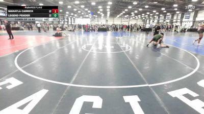 126 lbs Consi Of 16 #2 - Makayla Carrick, UT vs Legend Pender, SC