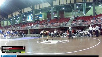 125 lbs Round 7 (8 Team) - Nyla Barmore, Eaglecrest vs Kali Kuck, Northwest Girls