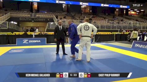 Casey Philip Rubinoff vs Keon Michael Gallagher 2025 Pan Jiu Jitsu IBJJF Championship