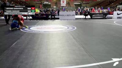 1st Place Match - Antonio Garaventa, Windsor High School Wrestling vs Daniel Barajas, Downey High School Wrestling