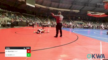 64 lbs Consi Of 8 #1 - Aurora Bearden, Skiatook Youth Wrestling vs Sailor Smith, Bartlesville Wrestling Club