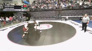 4A 150 lbs Cons. Round 1 - William Hatch, Pine View vs Lincon Cowan, Provo