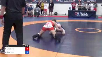 62 kg Semis - Beau Lewis, Smithfield Wrestling vs Joseph Jeter, Standfast Wrestling Club