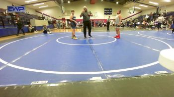 110 lbs 3rd Place - Preston Plunk, Coweta Tiger Wrestling vs Boston Heissler, Claremore Wrestling Club