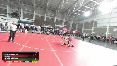 120 lbs Cons. Round 4 - Ryker Nelson, Syracuse vs Teagan Young, Palisade