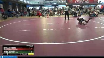 55 lbs Quarterfinal - Camari Moore, Warrior Wrestling Club vs Kael Wright, Techfall Wrestling Club