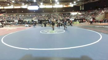 220 lbs Champ. Round 2 - Hugues Niyonyishu, Gonzaga Prep vs Maximus Ugarte, Hermiston Oregon