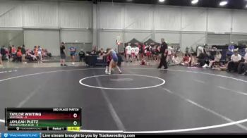 106 lbs Placement Matches (8 Team) - Taylor Whiting, Wisconsin vs Jayleah Pletz, Pennsylvania Blue