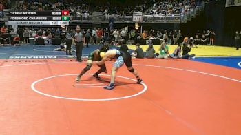 5A 165 lbs Champ. Round 1 - Desmond Chambers, Fort Worth Benbrook vs Jorge Montes, McAllen Memorial