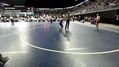 100 lbs Consy 3 - Mattie Bush, Philipsburg-Osceola vs Emmalee Leuschen, Wattsburg