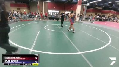 152 lbs Cons. Round 3 - Omar Gutierrez, Cowboy/Cowgirl Wrestling Club vs Caleb Juarez, Caprock High School Wrestling