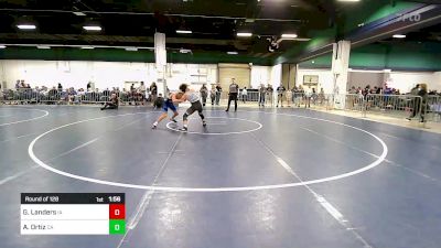 120 lbs Round Of 128 - Gavin Landers, IA vs Alijah Ortiz, CA