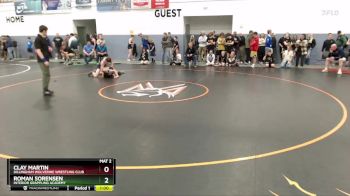 132 lbs Champ. Round 1 - Clay Martin, Dillingham Wolverine Wrestling Club vs Roman Sorensen, Interior Grappling Academy