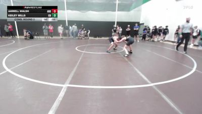 106 lbs Cons. Round 2 - Keiley Mills, Kearney Matcats vs Jarrell Walsh, AMDG