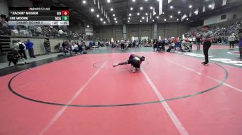 126 lbs Champ. Round 2 - Zackry Mosier, Arkansas City vs Lee Moore, McAlester