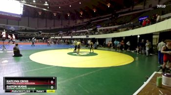 Rookie 6-8 115 Cons. Semi - Kaitlynn Cross, Poquoson Athletic Association vs Easton Hughs, Mathews Youth Wrestling Club
