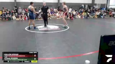 170 lbs Cons. Semi - Kallon Homan, CNWC Concede Nothing Wrestling Club vs Ethan Rogers, White River Hornets Wrestling Club