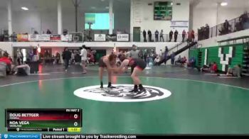 220 lbs Quarterfinal - Doug Bettger, Powell vs Noa Vega, Worland