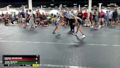 92 lbs Round 5 (6 Team) - Thor DiCicco, Red Devil WC vs Mason Keesecker, TDWC