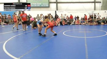 40 lbs Rr Rnd 4 - Markee Gomez, Badger Girls Elite - W vs Payton Pizzuli, Lady Warriors United - W