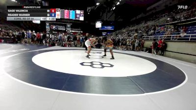 285 lbs Cons. Rd Of 64 - Gage Valencia, OR vs Reader Warner, GA