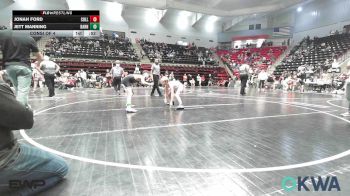 85 lbs Consi Of 4 - Jonah Ford, Collinsville Cardinal Youth Wrestling vs Jett Manning, Barnsdall Youth Wrestling