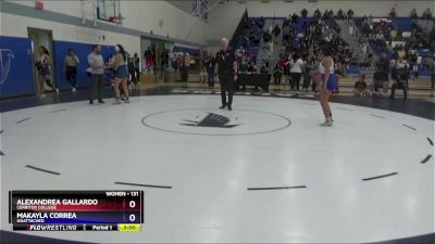 131 lbs Quarterfinal - Alexandrea Gallardo, Cerritos College vs Makayla Correa, Unattached