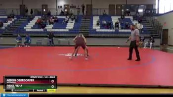 141 lbs Semifinal - Ridge Vlha, Dubuque vs Aedon Oberdorfer, Augsburg