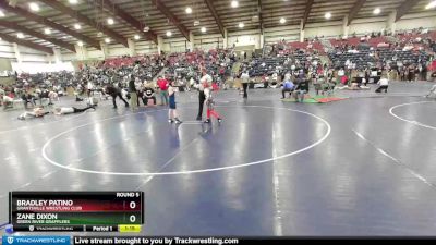 90 lbs Round 5 - Zane Dixon, Green River Grapplers vs Bradley Patino, Grantsville Wrestling Club