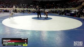 3A-190 lbs Semifinal - Kruz Goff, Blackwell vs Ethan Rowland, Mannford