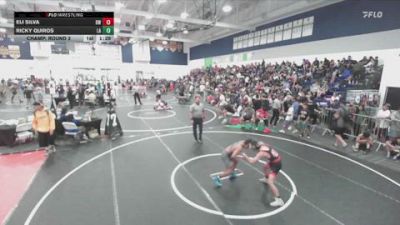 120 lbs Champ. Round 2 - Eli Silva, Braveheart WC vs Ricky Quiros, Lab Academy