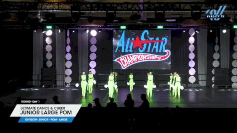 Ultimate Dance & Cheer - Junior Large Pom [2025 Junior - Pom - Large Day 1] 2025 ASCS Dance Grand Nationals & Cheer Showdown