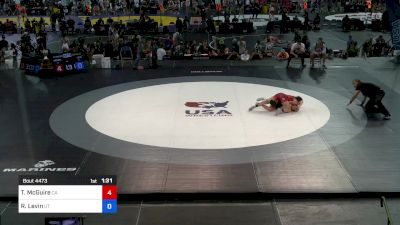 124 lbs Cons 64 #2 - Taylor McGuire, CA vs Riley Levin, UT