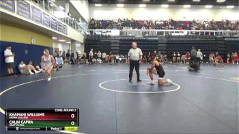 165 lbs Cons. Round 2 - Khamani Williams, Sierra College vs Calin Capra, Unattached