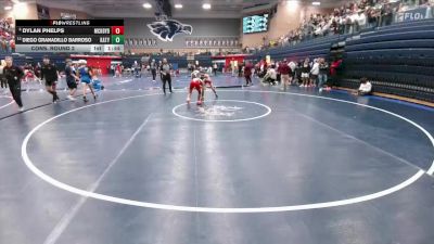106 lbs Cons. Round 2 - Dylan Phelps, McKinney Boyd vs Diego Granadillo Barroso, Katy