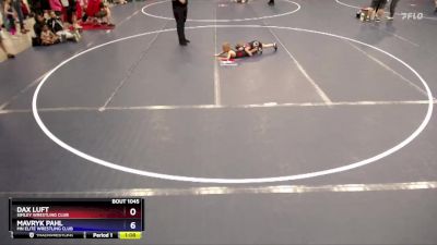 Round 3 - Dax Luft, Simley Wrestling Club vs Mavryk Pahl, MN Elite Wrestling Club