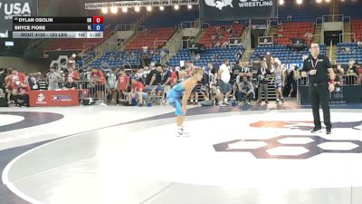 120 lbs Champ. Rd Of 32 - Dylan Osolin, Ohio vs Bryce Fiore, Florida