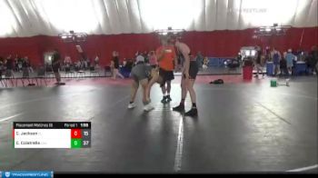 182 lbs Placement Matches (8 Team) - Cade Jackson, Detroit Lakes vs Caleb Colatrella, Cameron A