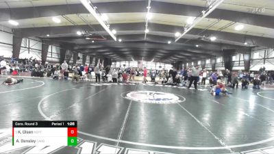 106 lbs Cons. Round 3 - Killian Olsen, North Sanpete vs Ashdyn Densley, Carbon