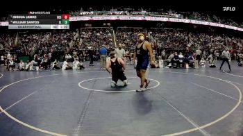 1A 285 lbs Quarterfinal - Joshua Lemke, Neuse Charter School vs William Santos, Elkin High School