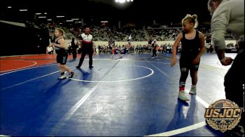 100 lbs Rr Rnd 1 - Jayci Thompson, Little Axe Takedown Club vs Lyncoln Myers, Amped Wrestling Club