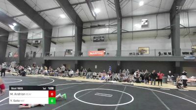70 lbs Rr Rnd 1 - McKenzie Andrion, Beaver Dam Wrestling Club vs Yanniel Soto, Mat Demon WC