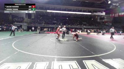 215 lbs Cons. Round 2 - Adden Young, Antelope vs Jacob Hughes, Ripon
