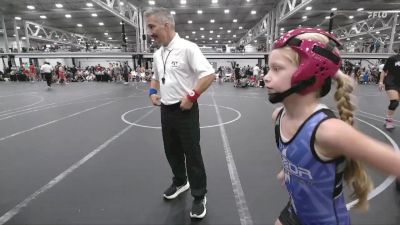 50 lbs Round 1 (6 Team) - Quinn Supanik, Razor PinkWave vs Harper Cole, BC Lady Predators