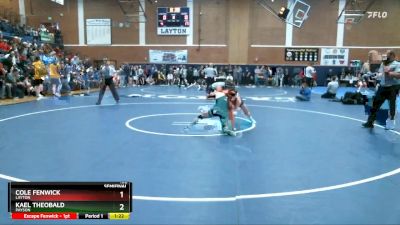 132 lbs Semifinal - KAEL THEOBALD, Payson vs Cole Fenwick, Layton