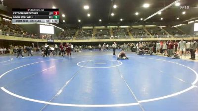 Round Of 16 - Cayden Boedecker, Jefferson vs Deon Stillwell, Willards