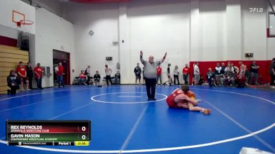 132 lbs Quarterfinal - Gavin Mason, Contenders Wrestling Acadamy vs Rex Reynolds, Zionsville Wrestling Club