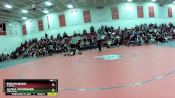 125 lbs Cons. Round 3 - Alyssa Woodward, Vermillion vs Evelyn Beach, Glenoak